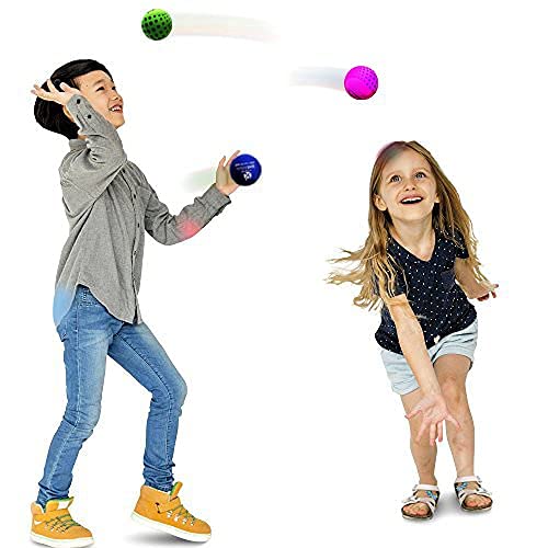 DSJUGGLING 4 Pieces x 60mm Washable Juggling Balls for Beginners and Professionals Set of 4 100g Each - Soft Easy Juggle Balls, Multiple Practice Juggling Ball Kits (Pink)