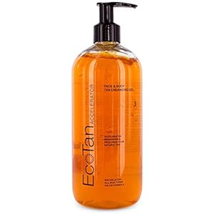 EcoTan Face and Body Tanning Accelerator Gel, Stimulating Natural Tan with Aloe Vera for Outdoor and Tanning Bed use…