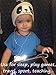 Kids Headphones, Volume Limiting with Ultra Thin Adjustable Speakers Soft Children Fleece Headband Toddler Headphones for Home and Travel - Panda