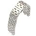 MOTONG Replacement Band for Pebble Steel 2 (Silver)