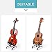 lotmusic Ukulele Violin Stand Holder Foldable for Soprano Concert Tenor Ukelele 4/4 3/4 2/4 1/4 Violin Metal Black From Kmise