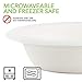 Stock Your Home 12 Ounce Bowls 100 Count Organic Bagasse Bowls Made of Natural Sugarcane Fibers - Eco Friendly Disposable Bowls for Parties, Catering and Everyday Use