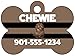 Disney Star Wars Chewbacca Pet Id Tag for Dogs & Cats Personalized w/ Your Pet's Name & Number