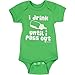 Fayfaire Outfit: Boutique Quality Funny I Drink Until I Pass Out NB-12M (I Drink Until I Pass Out Green Bodysuit, 6-12M)