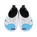 JIASUQI Baby Athletic Sneakers Water Skin Shoes Socks for Beach River Boating,Beige Dophin 12-18 Months