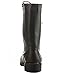 ROF Women's Lug Heel Ankle to Mid Calf Booties Zipper Closure Combat Military Motorcycle Boots