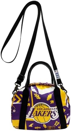 Amazon.com: Loungefly NBA: Los Angeles Lakers Crossbody Bag