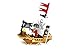 Ausini Captain Pirate Boat with Mini Figures Bricks Educational Blocks Set, 66-Piece