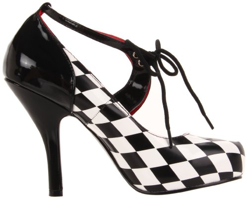 Funtasma Women's Harlequin-03/BW Pump - Image 7