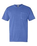Comfort Colors Womens 6.1 oz. Garment-Dyed Pocket T-Shirt (6030CC) -FLO BLUE -L