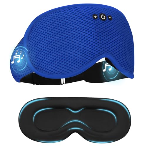 Mixiba Sleep Mask with Bluetooth Headphones Bluetooth Eye Mask… at Amazon