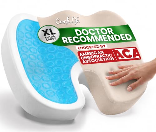 Ergonomic Gel Memory Foam Seat Cushion
