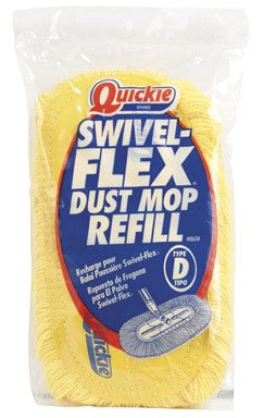 6/PACK QUICKIE MANUFACTURING 0654 SWIVEL FLEX DUST MOP REFILL