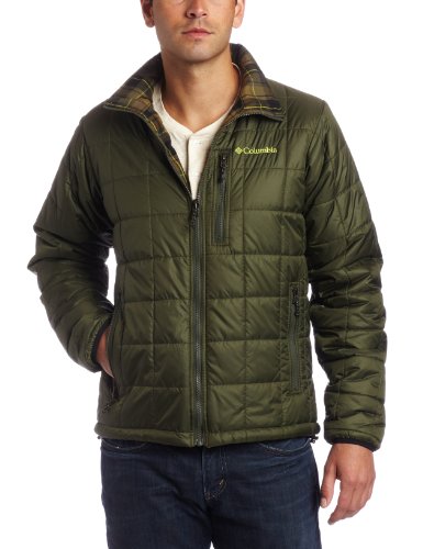 Columbia Men's Half Life Reversible Jacket (Surplus Green Plaid, X