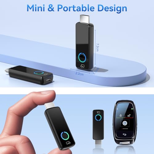 Wireless HDMI Adapter, Miracast Dongle / Airplay / Screen Mirroring for TV/Projector from iOS/Android/Windows - Portable HDMI WiFi Transmitter (W3401)