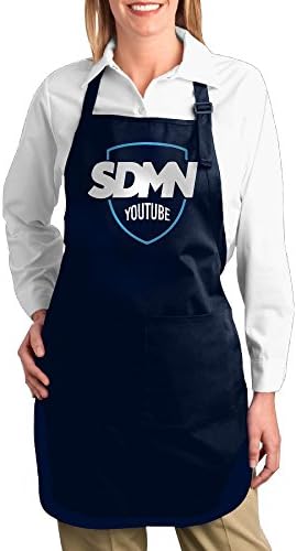 Adult Sidemen Youtube Sdmn Cooking Apron Baking Aprons Buckle Halter 7072cm (2 Color)