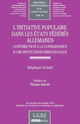 L' initiative populaire dans les États fédérés allemands