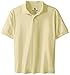 U.S. Polo Association School Uniform Big Boys' Short-Sleeve Pique Ribbed-Polo Shirt
