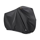 Bike Cover for 2 Bikes, Beeway 190T Nylon Waterproof Bicycle Cover Anti Dust Rain UV Protection for Mountain Bike / Road Bike with Lock-holes Storage Bag