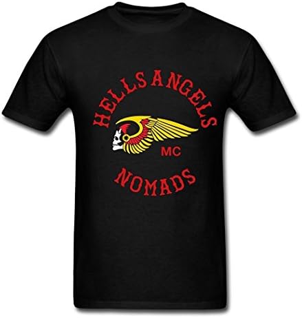 Hells Angels MC Denmark Farmde Men's Tshirt Black Large