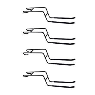 UPC 782088630248 product image for Proslat 63024 ProRack Double Side Hook Accessory Pack (4 Pack), Black, 6