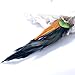 LUREME® Native American Women Jewelry 3 Colors Peacock Feather Pendant Hook Dangle Earrings (02003504)