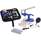 Watch Repair Kit Press Tool - Deluxe Watchmaker Tool Watch Press Kit / Larger Rubber Dust Blowers / Spring Bars