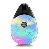 Skin Decal Vinyl Wrap for Suorin Drop Vape Kit skins stickers cover/Pastel colorful mermaid scales