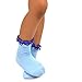 TeeHee Little Girls Cotton Double Ruffle Crew Socks 6 Pair (6-8 Years, Solid_Ruffle)