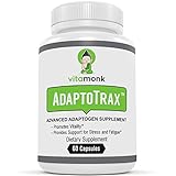 ADAPTOTRAX™ - Advanced Adaptogen Supplement Blend by VitaMonk (with no Magnesium Stearate) - Adaptogen Supplements Complex That Attacks Stress & Fatigue - Effective Natural Adaptogenic Herbs