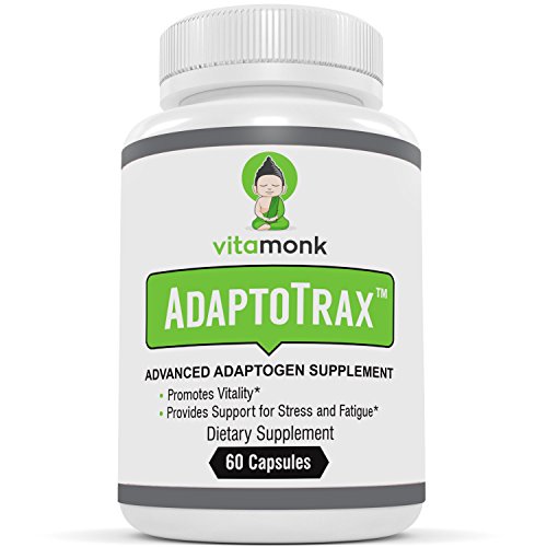 ADAPTOTRAX™ - Advanced Adaptogen Supplements Blend by VitaMonk - Adaptogens Supplement Complex To Enhance Physical & Mental Performance With These Adaptogenic Super Herbs - Ashwagandha, Rhodiola