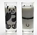 1 of Stylish Transparent Panda Glass Cup for Milk Cute Home Decoration (CLEAR)