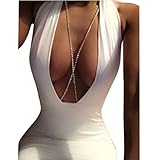 Binmer(TM) Women Body Chain Jewelry Bikini Waist Gold Belly Beach Harness Slave Necklace (Gold)