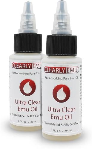 CLEARLY EMU Ultra Clear Emu Oil 1 oz Twin Pack AEA Certified