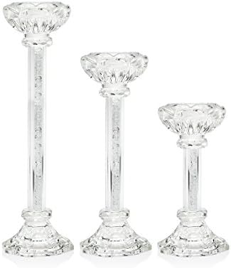 Godinger Dazzle Set3 Scallop Candles