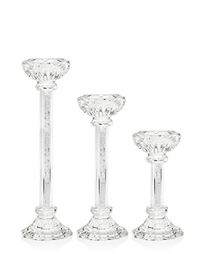 Godinger Dazzle Set3 Scallop Candles