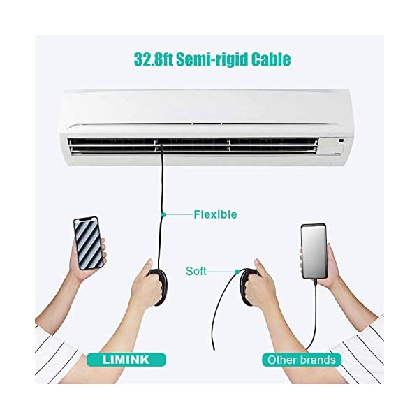 Endoskopkamera mit LED Licht, LIMINK WiFi Endoskop Kamera Handy Inspektionskamera HD 1080P 5.5mm Zoombare Halbsteife… – Bild 5