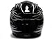 TMS Youth Kids Black Flame Dirt Bike Off-road Motocross Helmet Atv Mx (Large)