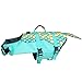 Ofilon Dog Life Jacket, Ripstop Pet Life Vest Preserver for Small, Middle, Large Size Dogs Water Safety Swimsuit Flotation Device at the Pool Swimming, Beach, Boating (Green Mermaid, S)