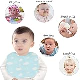 Oaygat 6-Pack Baby Bandana Dribble Bibs Cotton Teething Bibs Adjustable Snaps view 2