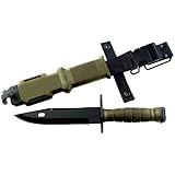 1062202 Ontario Knife Co 490 M9 Bayonet & Scabbard - OD