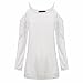 ZANZEA Women's Lace Off Shoulder Crochet Long Sleeve 6 Colors Beach Blouse