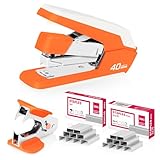 Deli Effortless Desktop Stapler, Heavy Duty