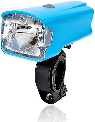 Leadbike USB Rechargeable LED Bicycle Headlight 5W Super Bright 4 Modes Bike Front Light Waterproof 220 Lumens Handlebar Lamp (Blue)
