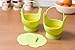 Egg Poacher - Skoo Silicone Egg Poaching Cups + Lids + Bonus eBook - Egg Cooker Set - Perfect Poached Egg Maker - For Stove Top, Microwave and Instant Pot - Pack of 2 - Green