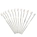 LIHAO 75 Piece Crochet Hooks Yarn Knitting Needles Stitch Markers Gauge Ruler Scissors Gift Set