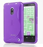 JKase Slim-Fit Streamline Ultra Durable TPU Case for Nokia Lumia 620 - Retail Packaging - Purple