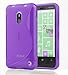 JKase Slim-Fit Streamline Ultra Durable TPU Case for Nokia - Retail Packaging (Nokia Lumia 620, Purple)