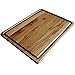 Made in USA Walnut Cutting Board by Virginia Boys Kitchens - Butcher Block made from Sustainable Hardwood (20x15)