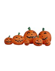 Home: 7.5 Foot Long Halloween Inflatable Pumpkins Yard Decoration - BZB Goods